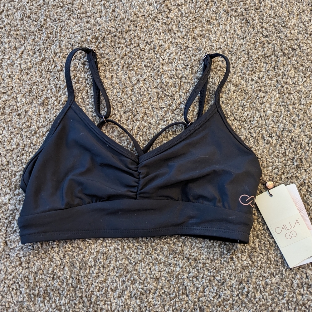 Calia Cross Back Swim Top